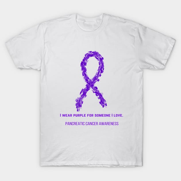 Pancreatic Cancer Awareness T-Shirt by EggheadK8